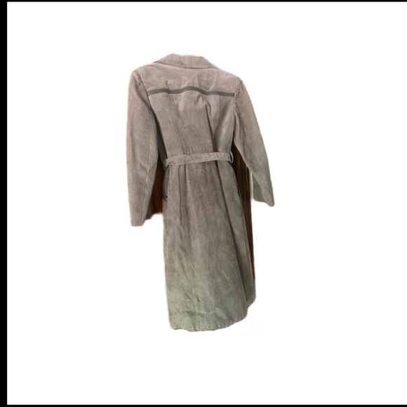 Suede Lined Trench Coat - Picture 2 of 4